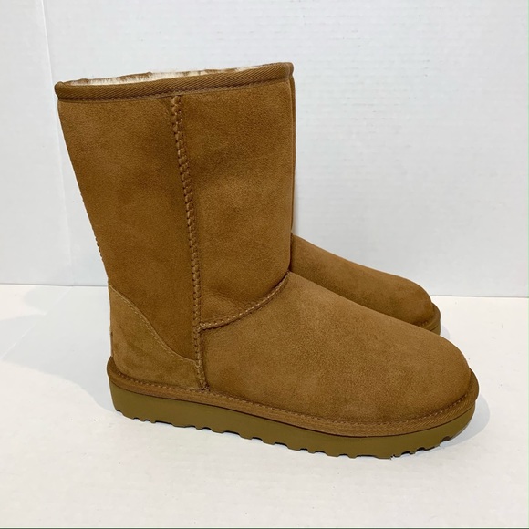 UGG Clsssic Short II Chestnut. Available In Size 6. - Picture 2 of 5